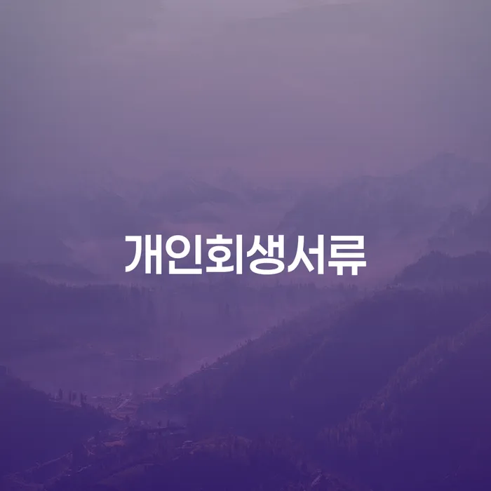 주부파산 개인회생 처리방법 직접 물어보고