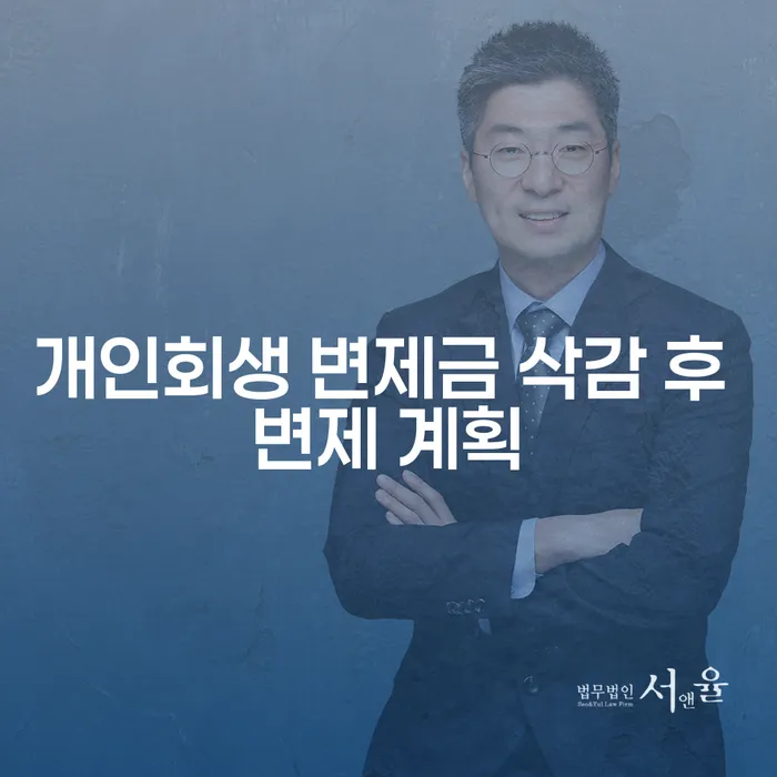 개인회생 변제금 삭감 후 변제 계획, 어떻게 가능할까요?