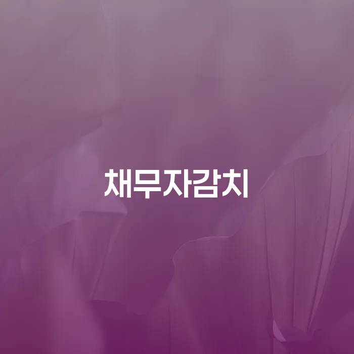 채무자감치 제도와 담양군 개인회생사무소에서의 도움, 어떻게 받을 수 있을까요?